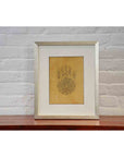 Astrological Hand-Painted on Parchment Print Depicting a Hand with Calligraphy-4. Asian & Chinese Furniture, Art, Antiques, Vintage Home Décor for sale at FEA Home