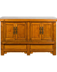Antique Chinese Console Cabinet with Petite Double Doors and Hidden Compartments-1. Asian & Chinese Furniture, Art, Antiques, Vintage Home Décor for sale at FEA Home