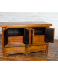 Antique Chinese Console Cabinet with Petite Double Doors and Hidden Compartments-12. Asian & Chinese Furniture, Art, Antiques, Vintage Home Décor for sale at FEA Home