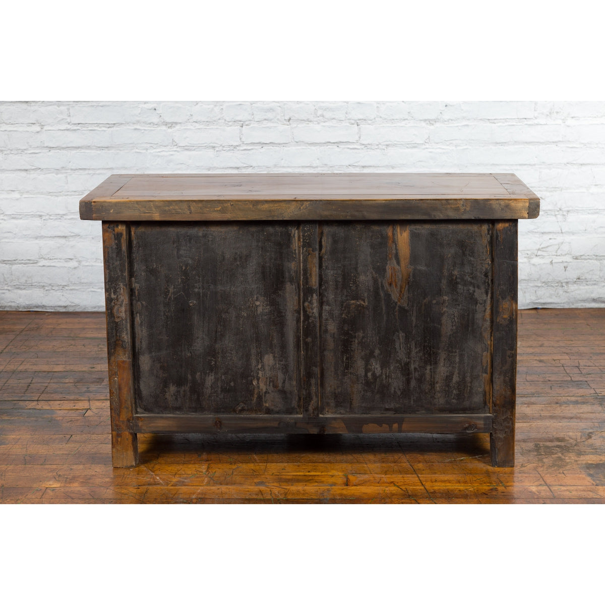 Antique Chinese Console Cabinet with Petite Double Doors and Hidden Compartments-17. Asian & Chinese Furniture, Art, Antiques, Vintage Home Décor for sale at FEA Home