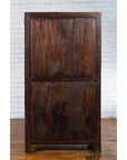 Chinese Qing Dynasty 19th Century Red Lacquer Cabinet with Butterfly Décor-14. Asian & Chinese Furniture, Art, Antiques, Vintage Home Décor for sale at FEA Home