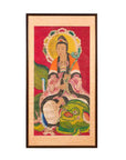 Large Framed Indian 19th Century Painting of Guanyin Sitting on a Dragon-1. Asian & Chinese Furniture, Art, Antiques, Vintage Home Décor for sale at FEA Home
