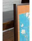 Qing Dynasty 19th Century Turquoise Print Depicting Birds Perched in a Tree-18. Asian & Chinese Furniture, Art, Antiques, Vintage Home Décor for sale at FEA Home