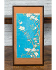 Qing Dynasty 19th Century Turquoise Print Depicting Birds Perched in a Tree-3. Asian & Chinese Furniture, Art, Antiques, Vintage Home Décor for sale at FEA Home