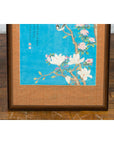 Qing Dynasty 19th Century Turquoise Print Depicting Birds Perched in a Tree-5. Asian & Chinese Furniture, Art, Antiques, Vintage Home Décor for sale at FEA Home