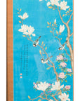 Qing Dynasty 19th Century Turquoise Print Depicting Birds Perched in a Tree-7. Asian & Chinese Furniture, Art, Antiques, Vintage Home Décor for sale at FEA Home
