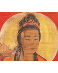 19th Century Indian Print with Guanyin the Bodhisattva of Compassion on Elephant-17. Asian & Chinese Furniture, Art, Antiques, Vintage Home Décor for sale at FEA Home