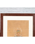 Chinese Qing Dynasty Period 19th Century Civil Official Painting on Linen Canvas-4. Asian & Chinese Furniture, Art, Antiques, Vintage Home Décor for sale at FEA Home