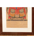 Chinese Qing Dynasty Period 19th Century Civil Official Painting on Linen Canvas-6. Asian & Chinese Furniture, Art, Antiques, Vintage Home Décor for sale at FEA Home