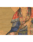 Large Framed Indian 19th Century Painting of Guanyin Sitting on a Dragon-15. Asian & Chinese Furniture, Art, Antiques, Vintage Home Décor for sale at FEA Home