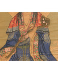 Large Framed Indian 19th Century Painting of Guanyin Sitting on a Dragon-9. Asian & Chinese Furniture, Art, Antiques, Vintage Home Décor for sale at FEA Home