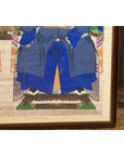 Chinese Qing Dynasty Period 19th Century Ancestor Group Portrait in Custom Frame-12. Asian & Chinese Furniture, Art, Antiques, Vintage Home Décor for sale at FEA Home
