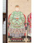 Qing Dynasty Chinese Painting of a Royalty Related Couple with Dragon Motifs-3. Asian & Chinese Furniture, Art, Antiques, Vintage Home Décor for sale at FEA Home