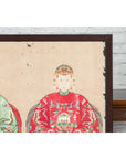 Qing Dynasty Chinese Painting of a Royalty Related Couple with Dragon Motifs-6. Asian & Chinese Furniture, Art, Antiques, Vintage Home Décor for sale at FEA Home