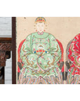 Qing Dynasty Chinese Painting of a Royalty Related Couple with Dragon Motifs-9. Asian & Chinese Furniture, Art, Antiques, Vintage Home Décor for sale at FEA Home