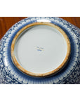 Large Thai Hand-Painted Blue and White Porcelain Bowl with Floral Motifs-17. Asian & Chinese Furniture, Art, Antiques, Vintage Home Décor for sale at FEA Home