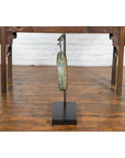 Bronze Gong Mounted on Custom Base-12. Asian & Chinese Furniture, Art, Antiques, Vintage Home Décor for sale at FEA Home