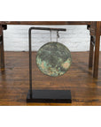 Bronze Gong Mounted on Custom Base-3. Asian & Chinese Furniture, Art, Antiques, Vintage Home Décor for sale at FEA Home