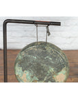 Bronze Gong Mounted on Custom Base-4. Asian & Chinese Furniture, Art, Antiques, Vintage Home Décor for sale at FEA Home