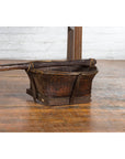 Early 20th Century Shoulder Rice Carrying Yoke with Bamboo and Rattan Baskets-11. Asian & Chinese Furniture, Art, Antiques, Vintage Home Décor for sale at FEA Home