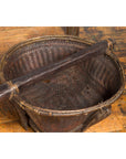 Early 20th Century Shoulder Rice Carrying Yoke with Bamboo and Rattan Baskets-13. Asian & Chinese Furniture, Art, Antiques, Vintage Home Décor for sale at FEA Home