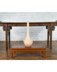 Northern Thai Chiang Mai White Contemporary Vase from the Prem Collection-2. Asian & Chinese Furniture, Art, Antiques, Vintage Home Décor for sale at FEA Home