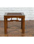 Qing Dynasty 19th Century Chinese Wooden Side Table with Pillar Strut Motifs-3. Asian & Chinese Furniture, Art, Antiques, Vintage Home Décor for sale at FEA Home