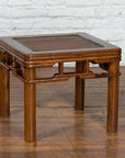 Qing Dynasty 19th Century Chinese Wooden Side Table with Pillar Strut Motifs-4. Asian & Chinese Furniture, Art, Antiques, Vintage Home Décor for sale at FEA Home