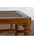Qing Dynasty 19th Century Chinese Wooden Side Table with Pillar Strut Motifs-6. Asian & Chinese Furniture, Art, Antiques, Vintage Home Décor for sale at FEA Home