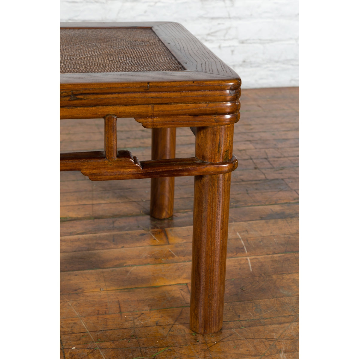 Qing Dynasty 19th Century Chinese Wooden Side Table with Pillar Strut Motifs-8. Asian & Chinese Furniture, Art, Antiques, Vintage Home Décor for sale at FEA Home
