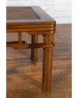 Qing Dynasty 19th Century Chinese Wooden Side Table with Pillar Strut Motifs-8. Asian & Chinese Furniture, Art, Antiques, Vintage Home Décor for sale at FEA Home