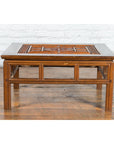 Chinese Qing Dynasty Period 19th Century Coffee Table with Carved Fretwork Top-3. Asian & Chinese Furniture, Art, Antiques, Vintage Home Décor for sale at FEA Home