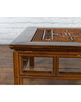 Chinese Qing Dynasty Period 19th Century Coffee Table with Carved Fretwork Top-9. Asian & Chinese Furniture, Art, Antiques, Vintage Home Décor for sale at FEA Home