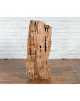 Antique Northern Thai Primitive Folk Teak Planter Made of a Hollow Tree Trunk-3. Asian & Chinese Furniture, Art, Antiques, Vintage Home Décor for sale at FEA Home