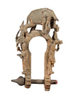 Burmese 18th Century Cast Bronze Buddhist Temple Bell Bracket with Elephant-1. Asian & Chinese Furniture, Art, Antiques, Vintage Home Décor for sale at FEA Home