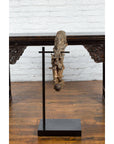 Burmese 18th Century Cast Bronze Buddhist Temple Bell Bracket with Elephant-11. Asian & Chinese Furniture, Art, Antiques, Vintage Home Décor for sale at FEA Home