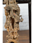 Burmese 18th Century Cast Bronze Buddhist Temple Bell Bracket with Elephant-17. Asian & Chinese Furniture, Art, Antiques, Vintage Home Décor for sale at FEA Home