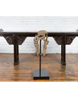 Burmese 18th Century Cast Bronze Buddhist Temple Bell Bracket with Elephant-2. Asian & Chinese Furniture, Art, Antiques, Vintage Home Décor for sale at FEA Home