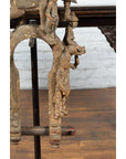 Burmese 18th Century Cast Bronze Buddhist Temple Bell Bracket with Elephant-6. Asian & Chinese Furniture, Art, Antiques, Vintage Home Décor for sale at FEA Home