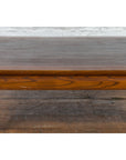 Chinese Vintage Low Coffee Table with Two-Toned Top and Curving Legs - image 6