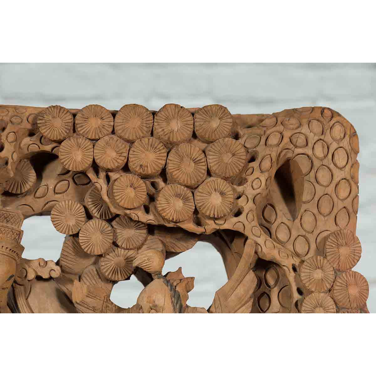 Pair of 19th Century Chinese Qing Dynasty Hand-Carved Wooden Temple Corbels-11. Asian & Chinese Furniture, Art, Antiques, Vintage Home Décor for sale at FEA Home