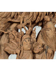 Pair of 19th Century Chinese Qing Dynasty Hand-Carved Wooden Temple Corbels-14. Asian & Chinese Furniture, Art, Antiques, Vintage Home Décor for sale at FEA Home