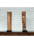 Pair of 19th Century Chinese Qing Dynasty Hand-Carved Wooden Temple Corbels-18. Asian & Chinese Furniture, Art, Antiques, Vintage Home Décor for sale at FEA Home