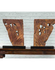 Pair of 19th Century Chinese Qing Dynasty Hand-Carved Wooden Temple Corbels-19. Asian & Chinese Furniture, Art, Antiques, Vintage Home Décor for sale at FEA Home