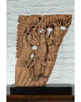 Pair of 19th Century Chinese Qing Dynasty Hand-Carved Wooden Temple Corbels-4. Asian & Chinese Furniture, Art, Antiques, Vintage Home Décor for sale at FEA Home