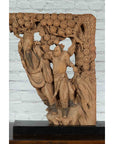 Pair of 19th Century Chinese Qing Dynasty Hand-Carved Wooden Temple Corbels-5. Asian & Chinese Furniture, Art, Antiques, Vintage Home Décor for sale at FEA Home
