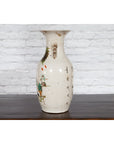 Chinese Porcelain Vase with Hand-Painted Figures and Calligraphy Motifs-11. Asian & Chinese Furniture, Art, Antiques, Vintage Home Décor for sale at FEA Home