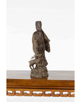 Vintage Lost Wax Cast Bronze Statuette of a Chinese Ancestral Figure-12. Asian & Chinese Furniture, Art, Antiques, Vintage Home Décor for sale at FEA Home