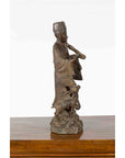 Vintage Lost Wax Cast Bronze Statuette of a Chinese Ancestral Figure-14. Asian & Chinese Furniture, Art, Antiques, Vintage Home Décor for sale at FEA Home