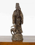 Vintage Lost Wax Cast Bronze Statuette of a Chinese Ancestral Figure-2. Asian & Chinese Furniture, Art, Antiques, Vintage Home Décor for sale at FEA Home